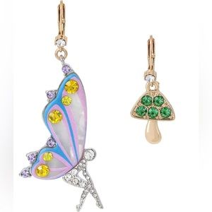 🌸✨Betsey Johnson 🧚Enchanted Fairy Mismatch Earrings✨